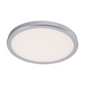 Dweled Geos 10in LED Round Low-Profile Flush Mount 2700K in Titanium FM-46